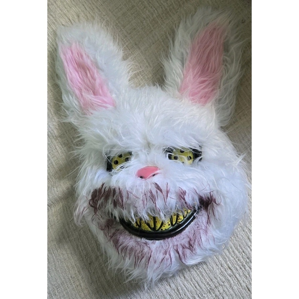 Horror Bunny Rabbit Mask Creepy‎ Easter Halloween Costume Cosplay Haunted House